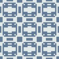 a blue and white checkered pattern vector