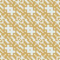 a yellow and white pattern with squares vector