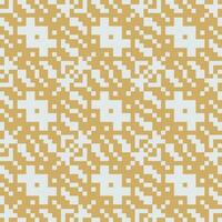 a yellow and white pattern with squares vector