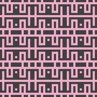 a pink and black geometric pattern vector