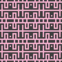 a pink and black geometric pattern vector