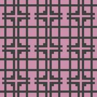 a pink and black checkered pattern vector