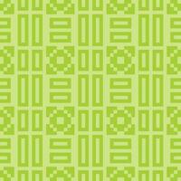 a green and white geometric pattern vector