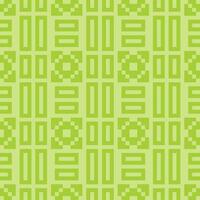 a green and white geometric pattern vector