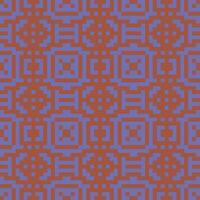 a pixel art pattern with squares and squares vector