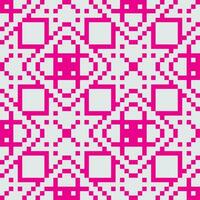 a pink and white pixel pattern vector