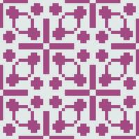 a pixel pattern with purple squares vector