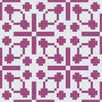 a pixel pattern with purple squares vector