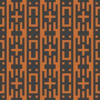 an orange and black geometric pattern vector