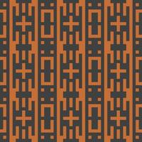 an orange and black geometric pattern vector