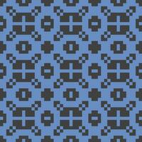 a blue and black pattern with squares vector