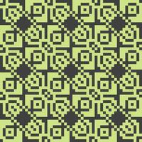 a pixel pattern with squares and squares vector