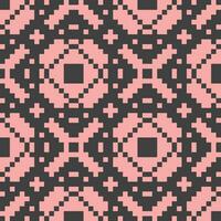 pixel pattern orange black abstarct vector
