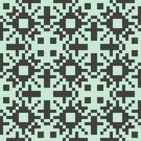 a pixel pattern in green and black vector