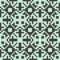 a pixel pattern in green and black vector