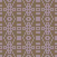 a pixel style pattern in purple and brown vector