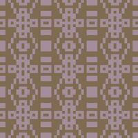 a pixel style pattern in purple and brown vector