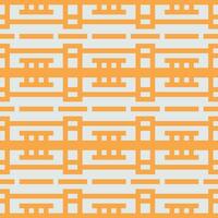 an orange and white geometric pattern vector