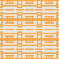 an orange and white geometric pattern vector