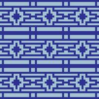 a blue and white geometric pattern vector