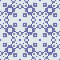 pixel square pattern blue and purple vector