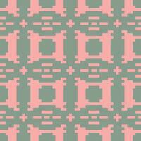 a pink and green pixel pattern vector