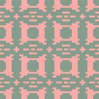 a pink and green pixel pattern vector