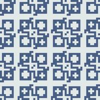 a blue and white pattern with squares vector