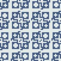 a blue and white pattern with squares vector