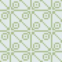 a green and white pattern with squares vector