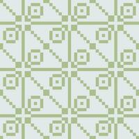 a green and white pattern with squares vector