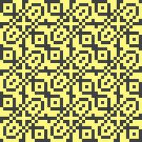 a yellow and black pattern with squares vector