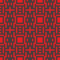 a red and black geometric pattern vector