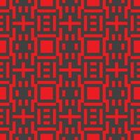 a red and black geometric pattern vector