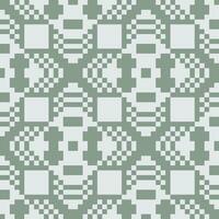a green and white pattern with squares vector