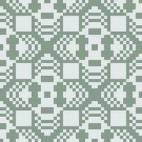 a green and white pattern with squares vector