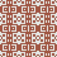a red and white geometric pattern vector