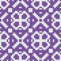 a pixel pattern in purple and white vector