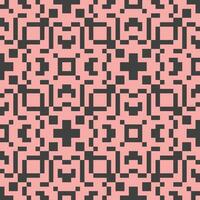 a pink and black pattern with squares vector