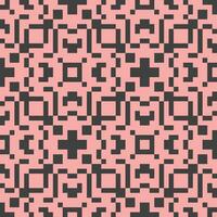 a pink and black pattern with squares vector