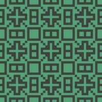 a green and black pattern with squares vector