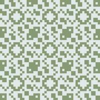 a green and white pattern with squares vector