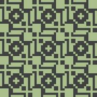 a green and black pattern with squares vector