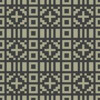 a pattern with squares and crosses on it vector