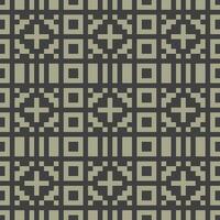 a pattern with squares and crosses on it vector