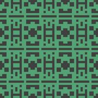 a green and black pattern with squares vector
