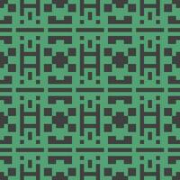 a green and black pattern with squares vector