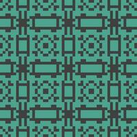 a green and black pattern with squares vector