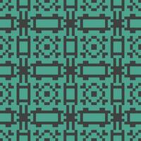 a green and black pattern with squares vector