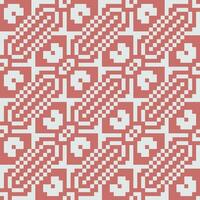 a pixelated pattern with squares and circles vector